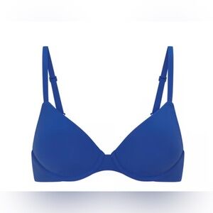 SKIMS Fits Everybody T-Shirt Demi Bra Size 42DDD Sapphire Blue BR-UWR-2294